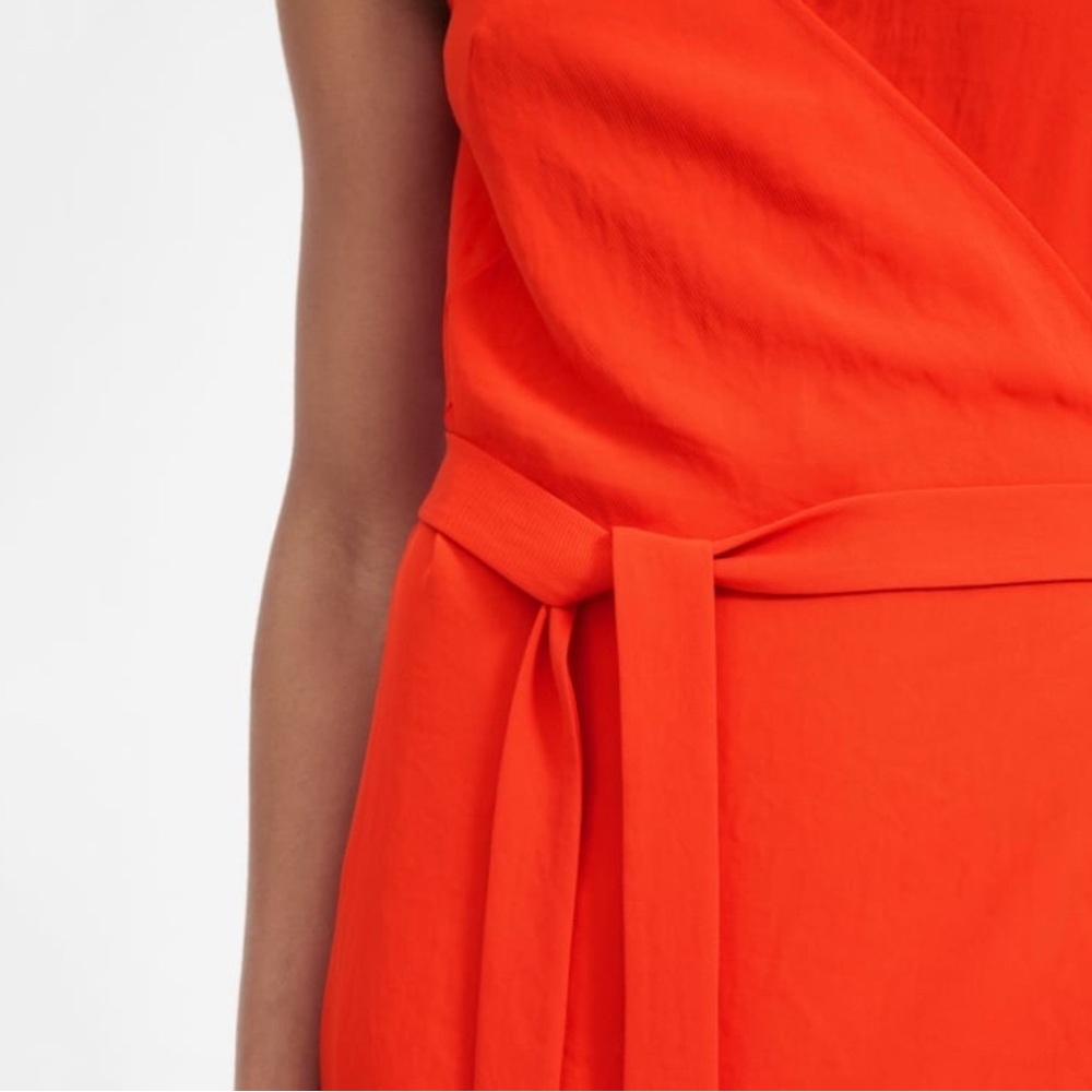 Everlane Japanese Weave Wrap Dress - Picture 2 of 4